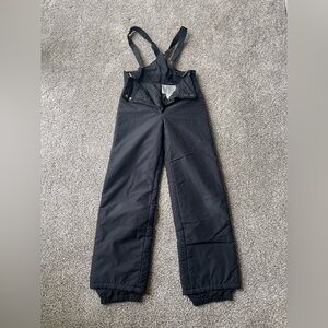 Vintage 1980’s Tyrolia Kids Black Snow Bib Sz 12 Outdoor Winter Waterproof